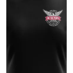 We The People Holsters Hold The Line - Fire Rescue Women's Short Sleeve Shirt Black Hot