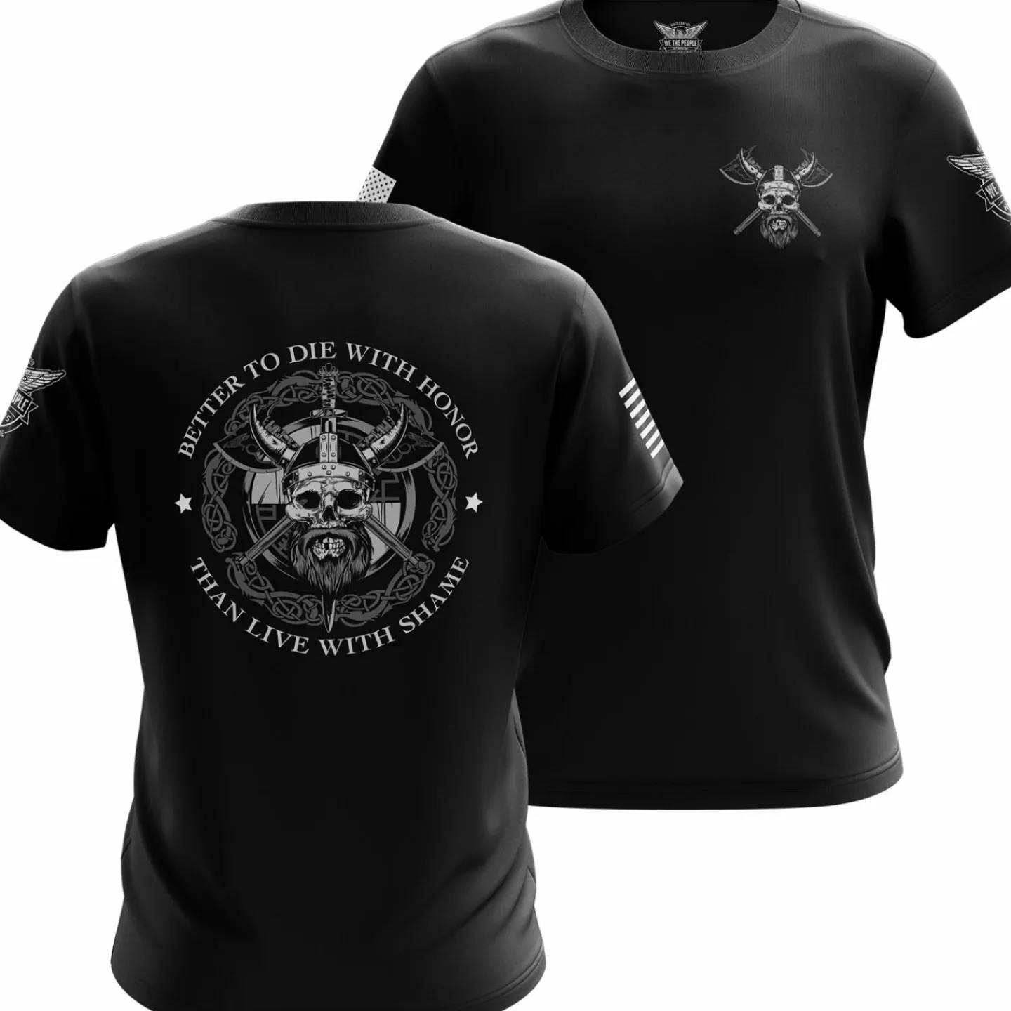 We The People Holsters Honor Before Shame Short Sleeve Shirt Black Clearance