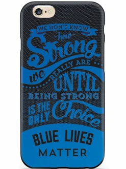 We The People Holsters How Strong - Blue Lives Matter - Black Case Hot