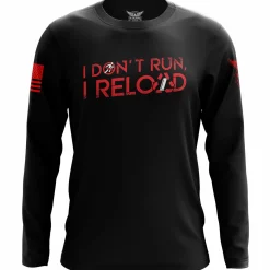 We The People Holsters I Don't Run Long Sleeve Shirt Black New