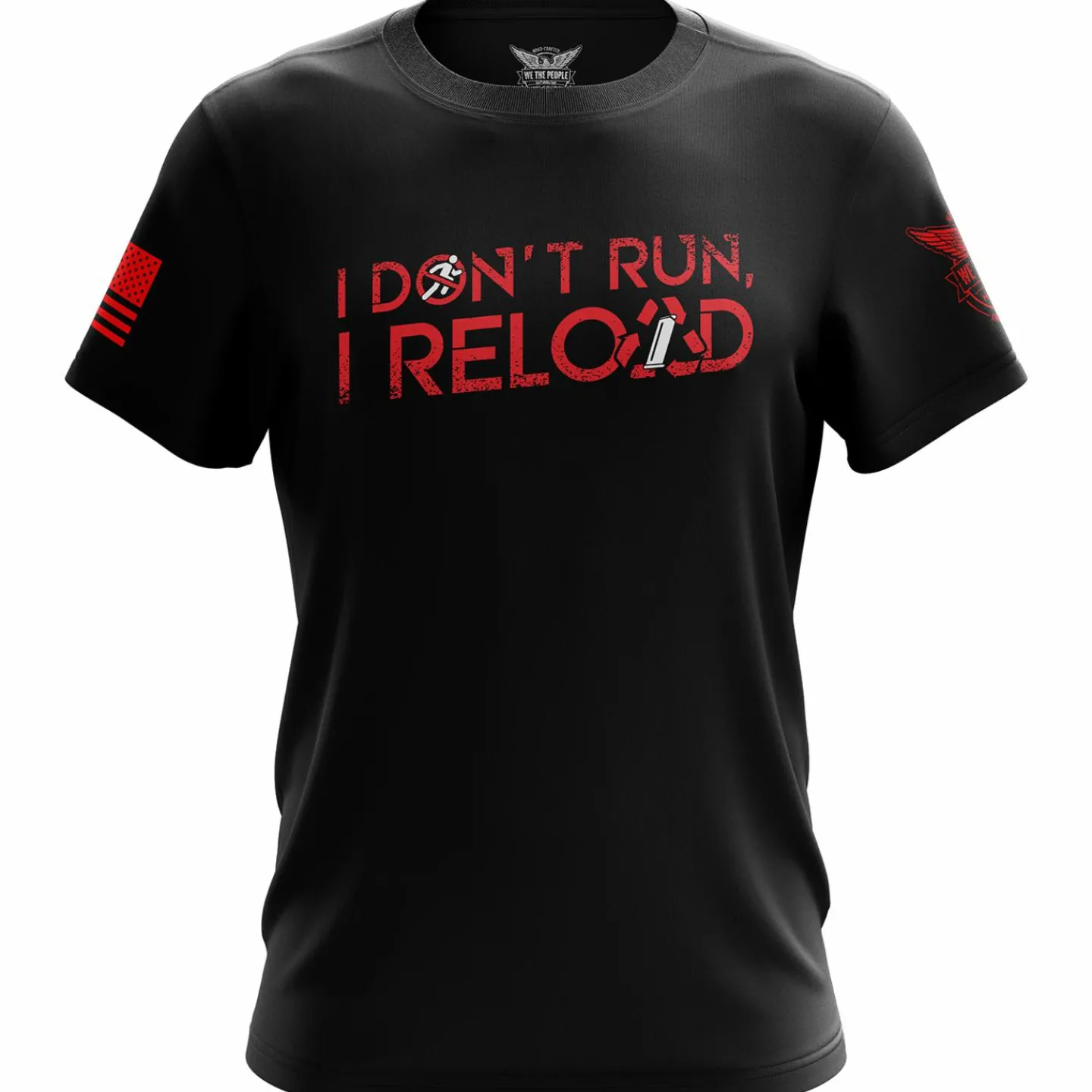 We The People Holsters I Don't Run Short Sleeve Shirt Sale