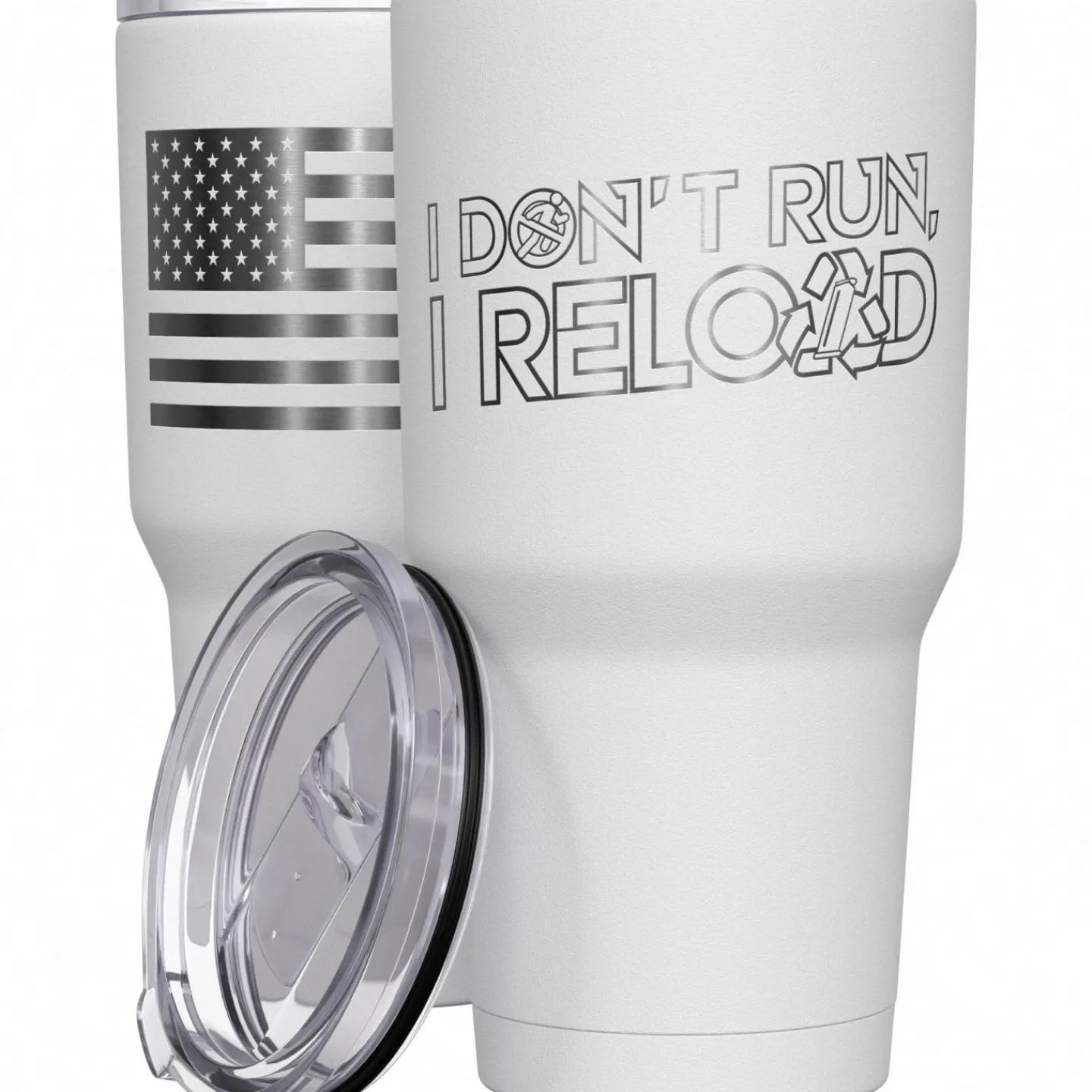 We The People Holsters I Don't Run Stainless Steel Tumbler Online