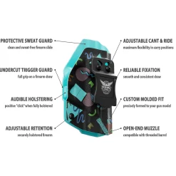 We The People Holsters I Love the 90's Custom Printed Holster - IWB Kydex Holster Hot