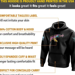 We The People Holsters Ice Cream AK Hoodie Black Clearance