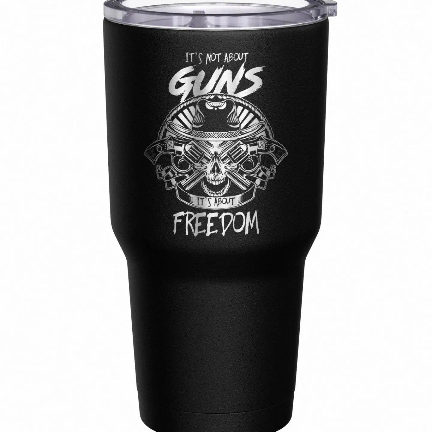 We The People Holsters It's Not About Guns, It's About Freedom Stainless Steel Tumbler New