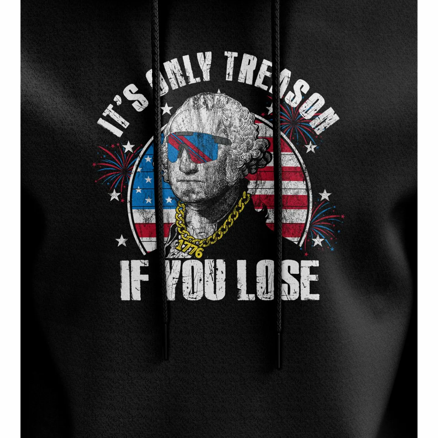 We The People Holsters It's Only Treason If You Lose Hoodie Black New