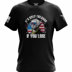 We The People Holsters It's Only Treason If You Lose Short Sleeve Shirt Black Clearance
