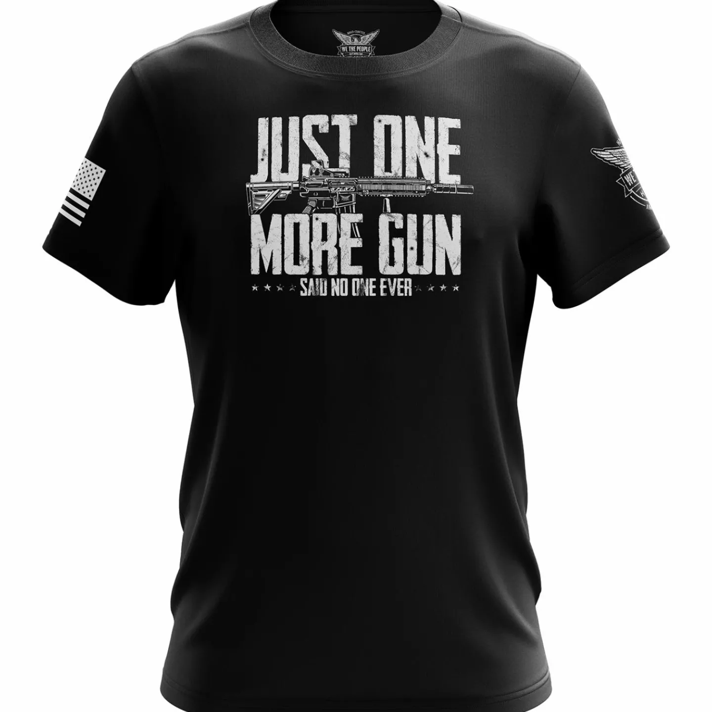 We The People Holsters Just One More Gun Short Sleeve Shirt Black New