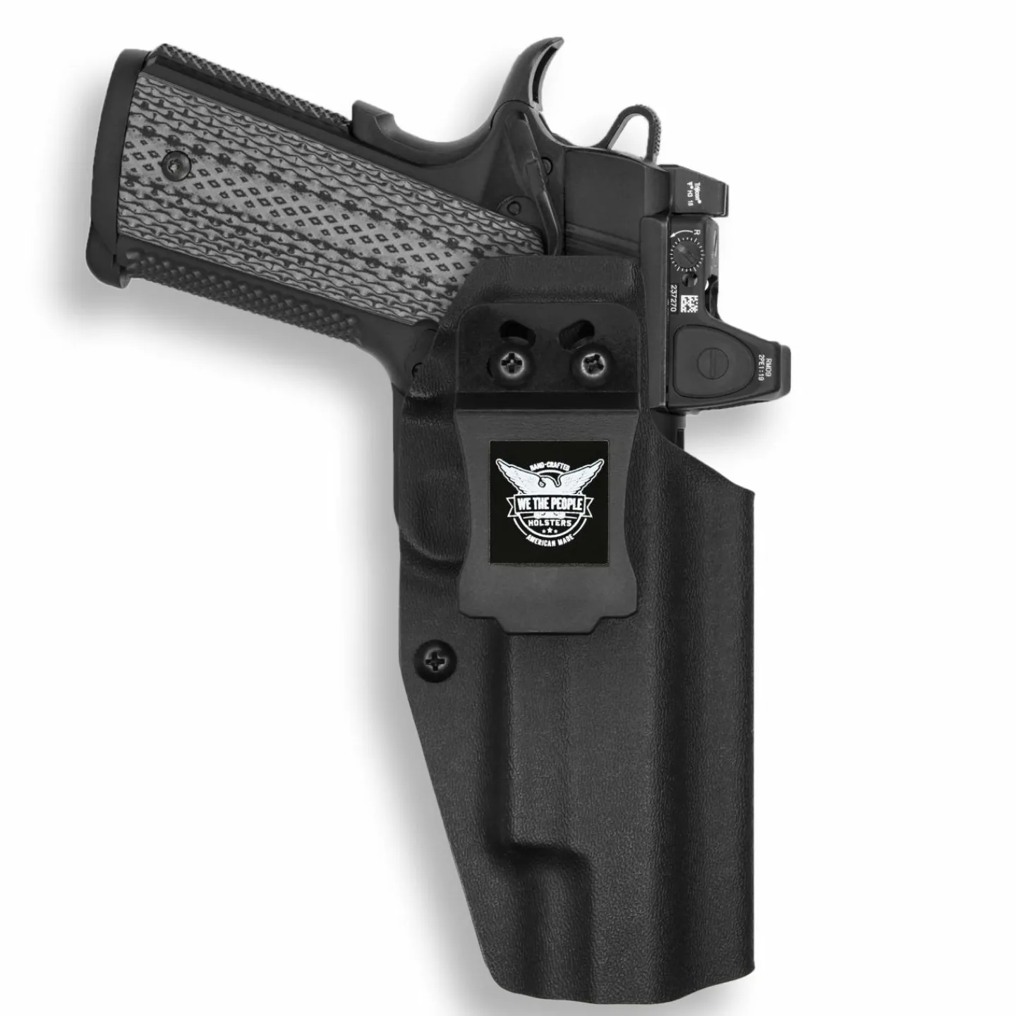 We The People Holsters Kimber 1911 5" 45ACP with Rail Only Red Dot Optic Cut IWB Holster Outlet