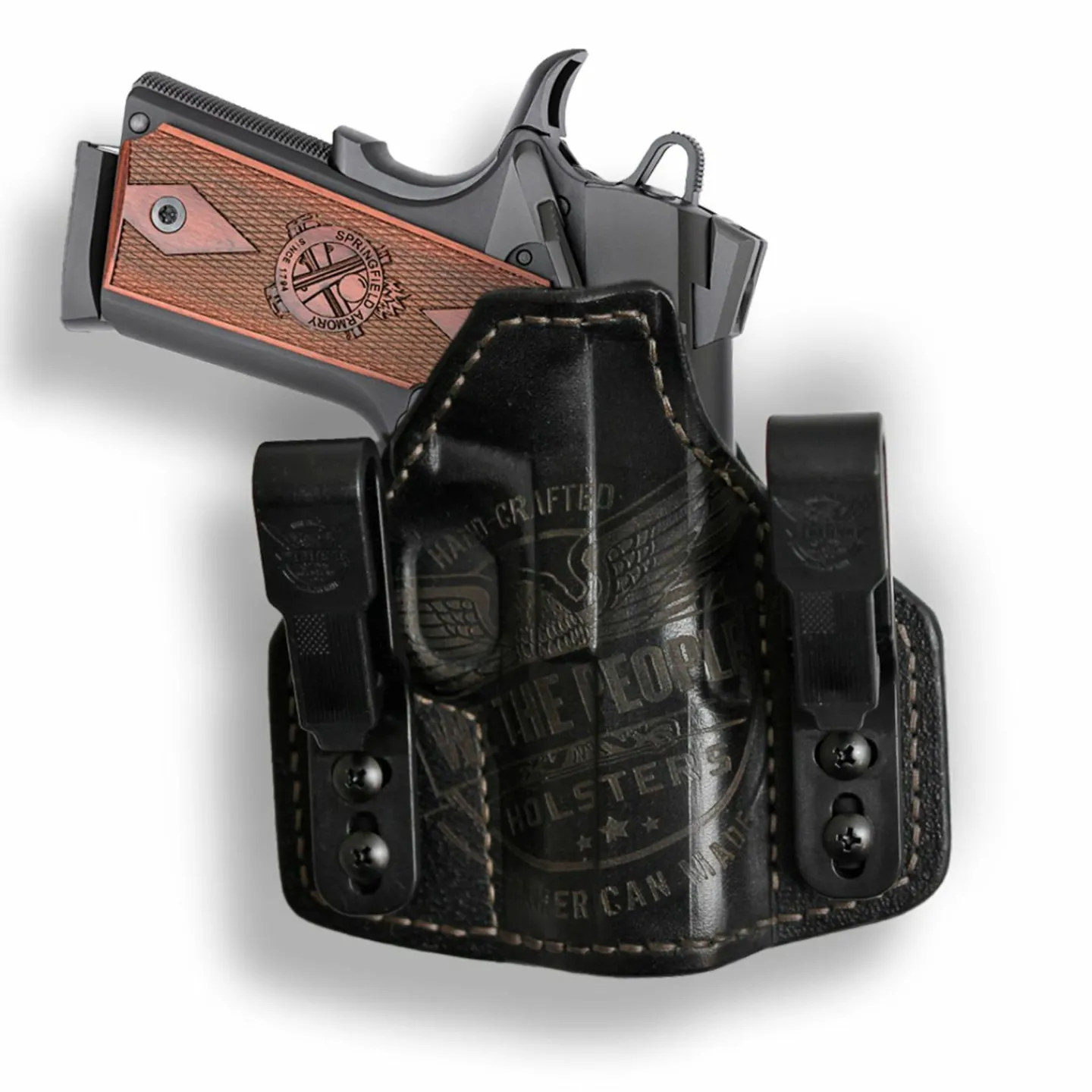 We The People Holsters Kimber 1911 3.25" No Rail Only Independence Leather IWB Holster Best