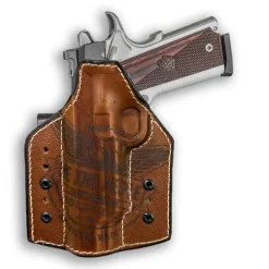 We The People Holsters Kimber 1911 5" With Rail Only Independence Leather IWB Holster Hot