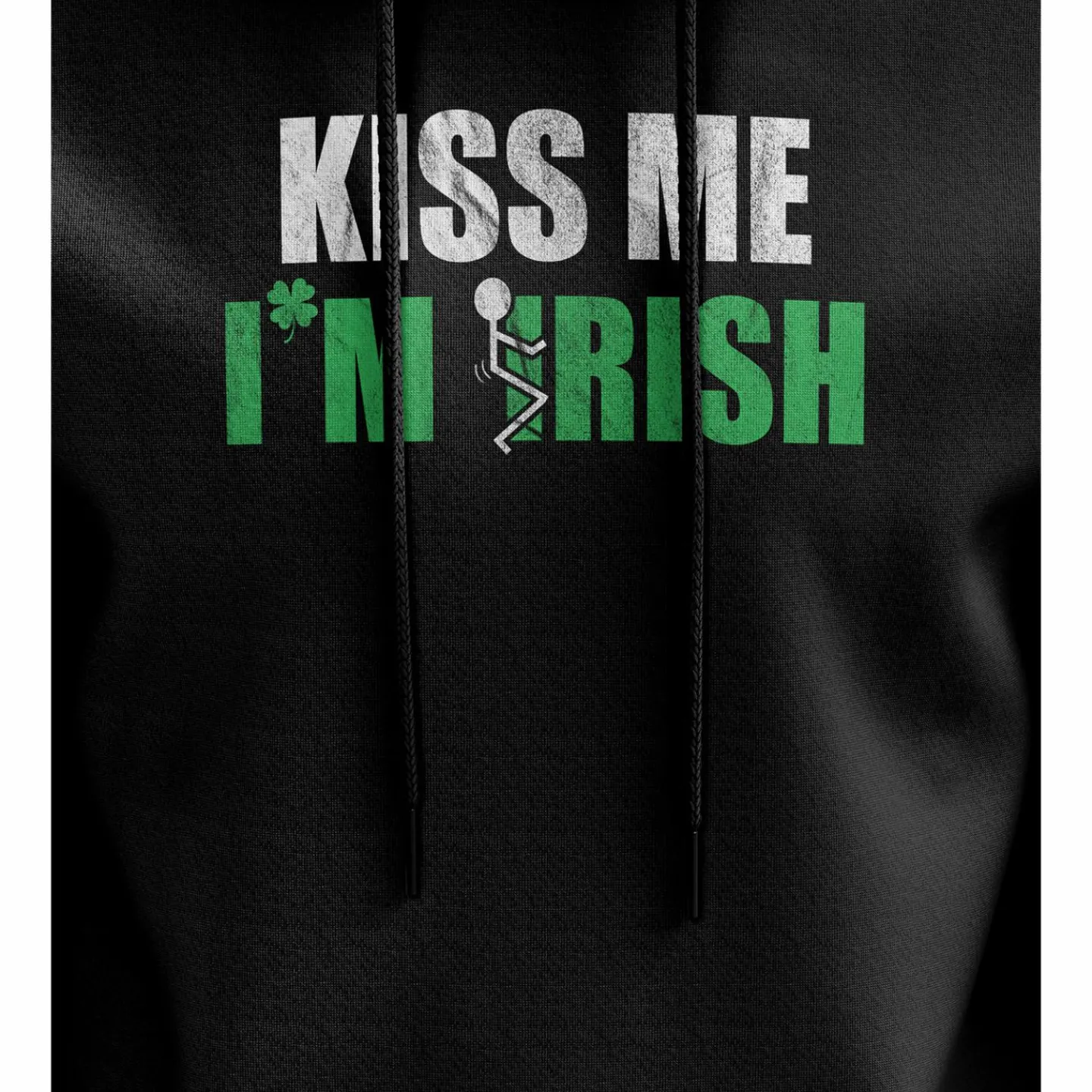 We The People Holsters Kiss me, I'm F'n Irish Hoodie Black New