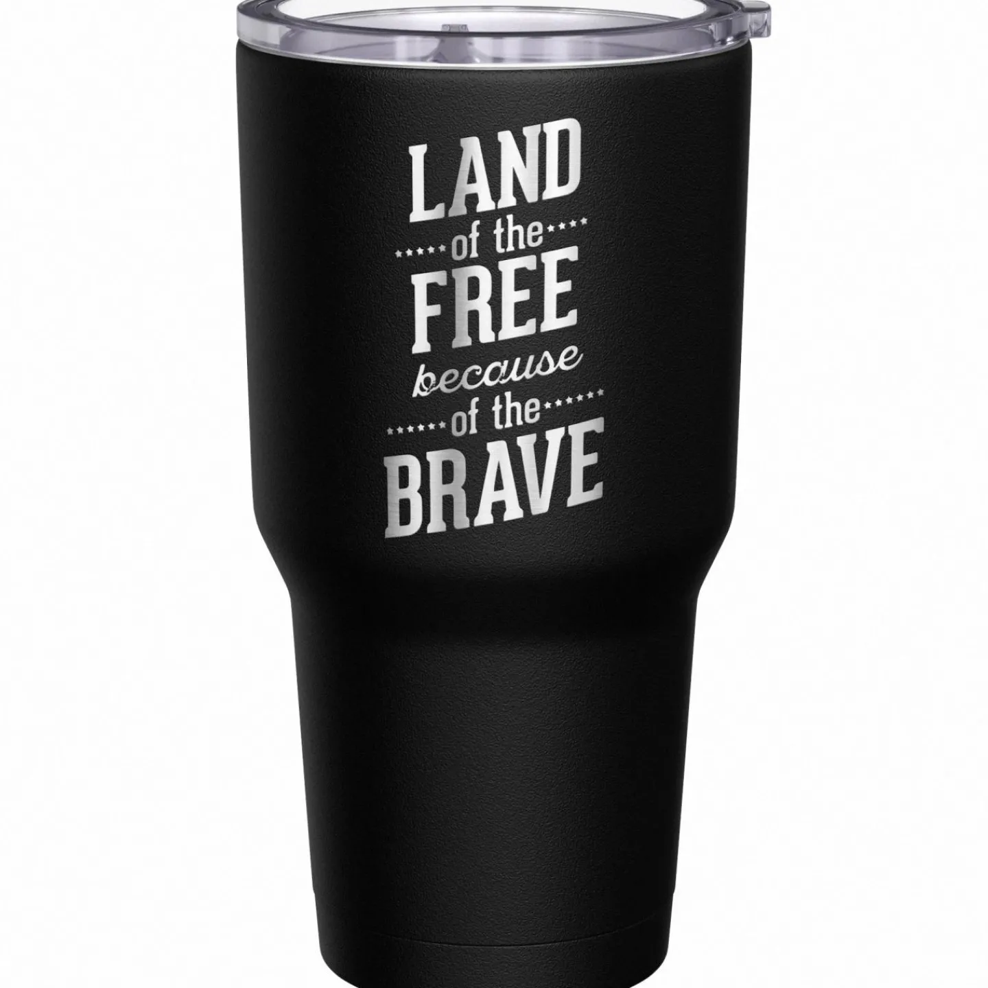 We The People Holsters Land Of The Free Because Of The Brave Stainless Steel Tumbler