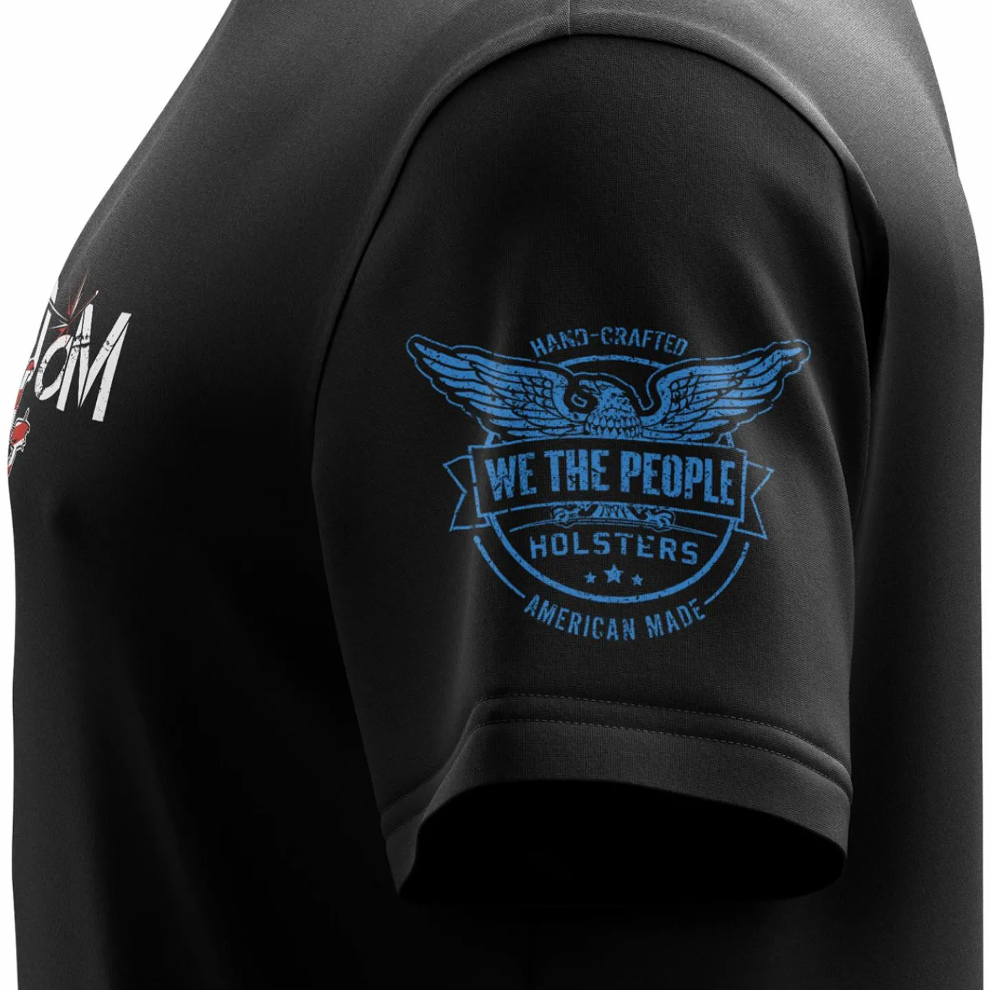 We The People Holsters Let Freedom PING Short Sleeve Shirt Black