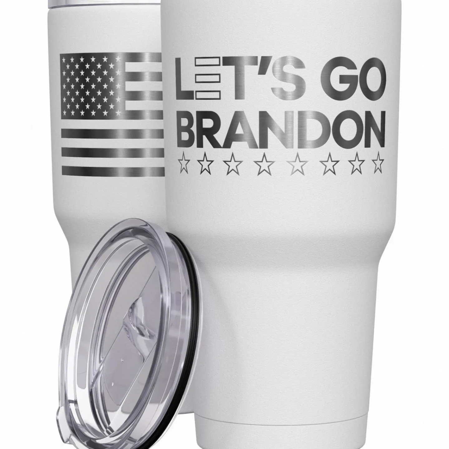 We The People Holsters Let's Go Brandon Stainless Steel Tumbler New