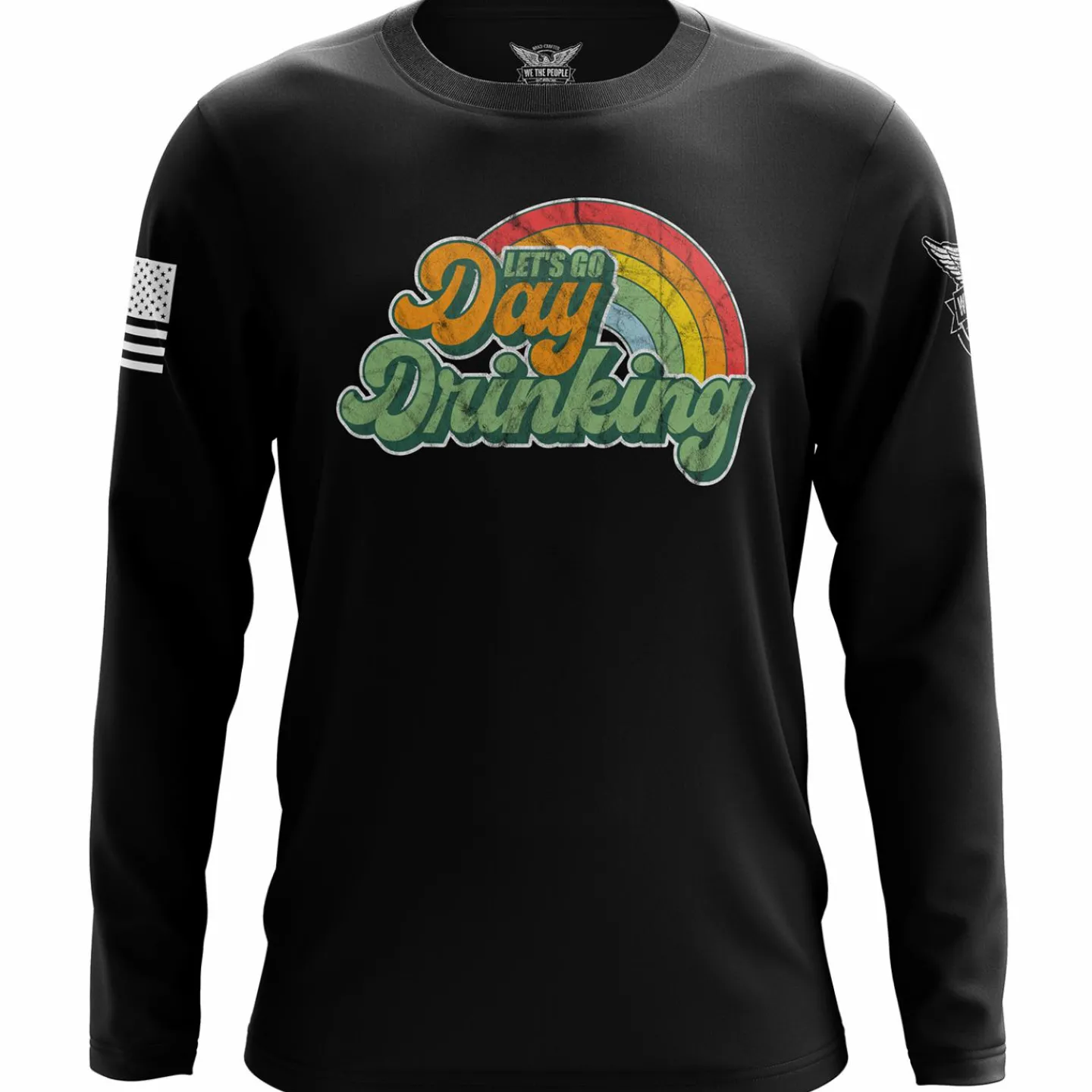 We The People Holsters Let's Go Day Drinking Long Sleeve Shirt Black Discount