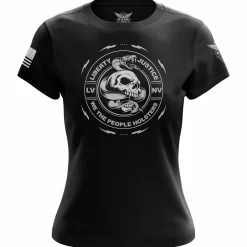 We The People Holsters Liberty And Justice Women's Short Sleeve Shirt Outlet