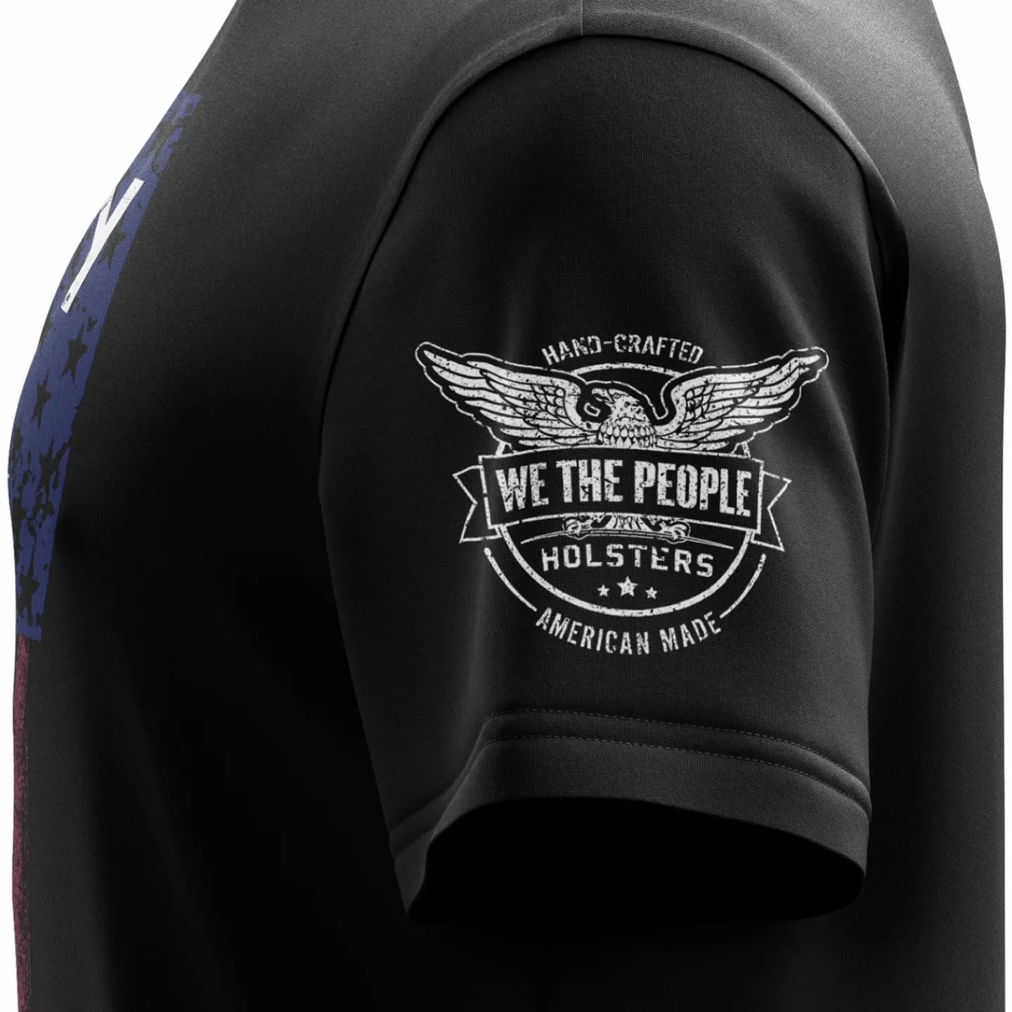We The People Holsters Liberty Flag Short Sleeve Shirt Black Outlet