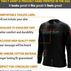 We The People Holsters Living My Best Range Day Long Sleeve Shirt Black Outlet