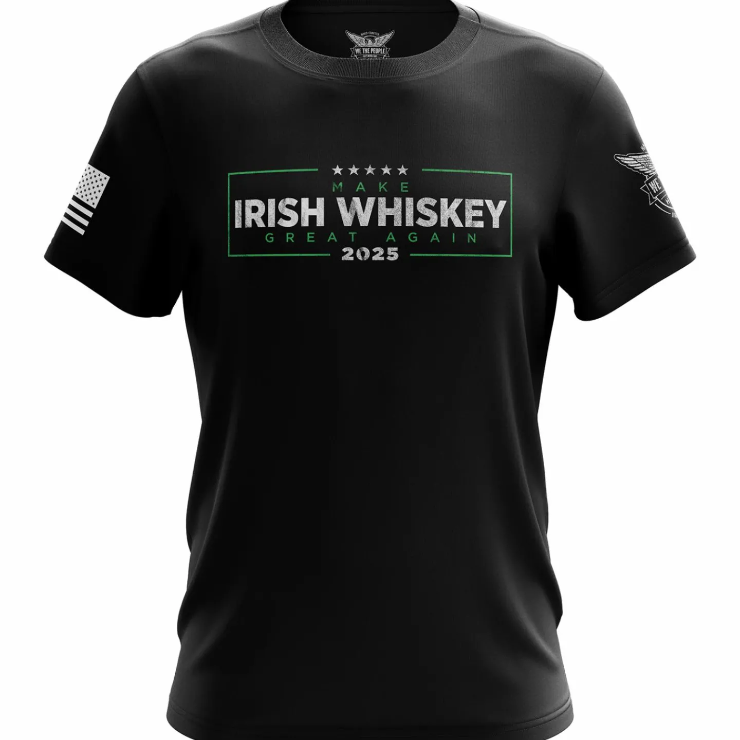 We The People Holsters Make Irish Whiskey Great Again Short Sleeve Shirt Black Online