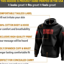 We The People Holsters Maximum Effort Hoodie Black