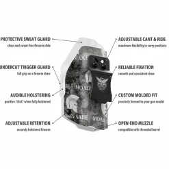 We The People Holsters Molon Labe Come and Take Them Custom Kydex IWB Holster for Concealed carry Hot