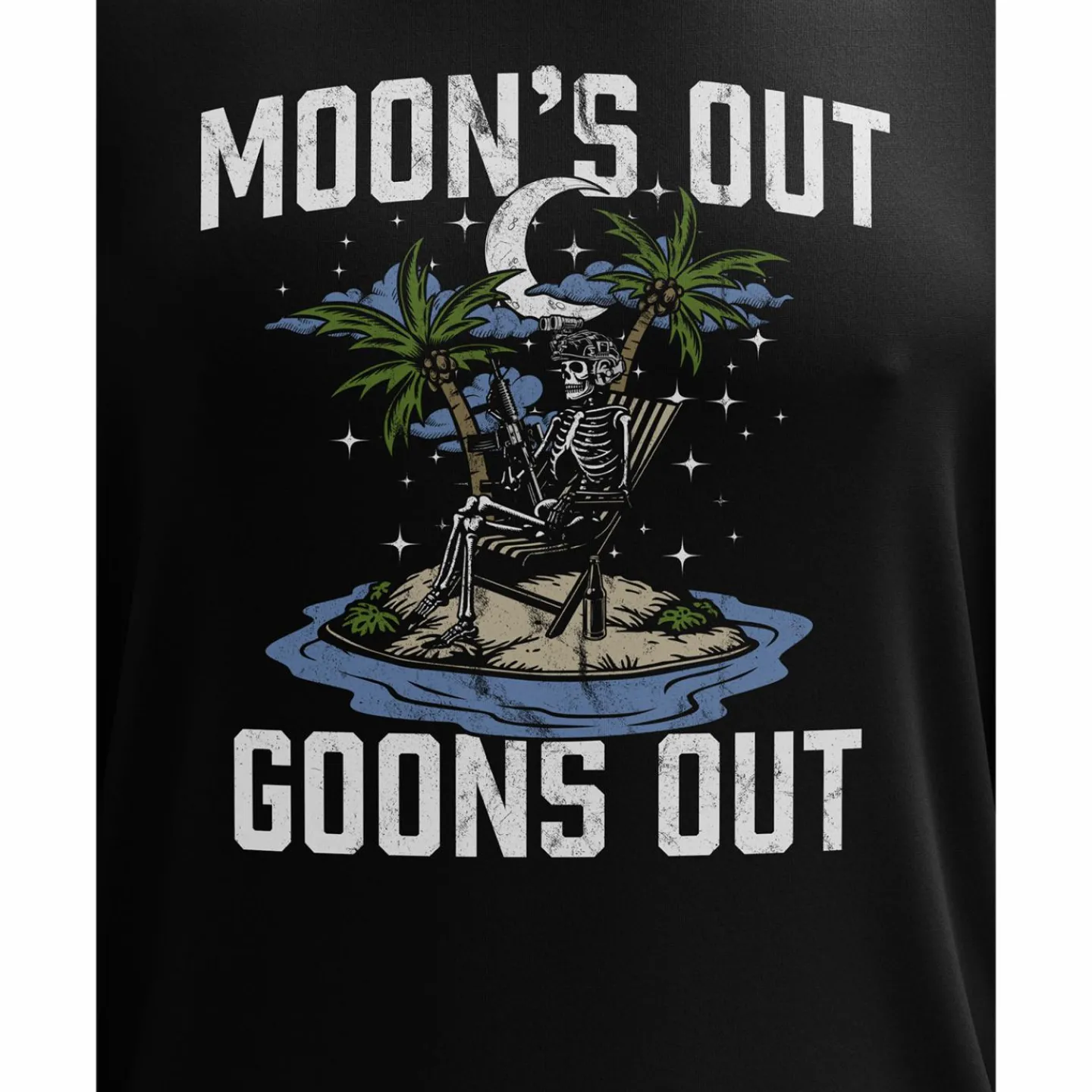 We The People Holsters Moon's Out Goons Out Long Sleeve Shirt Black Online