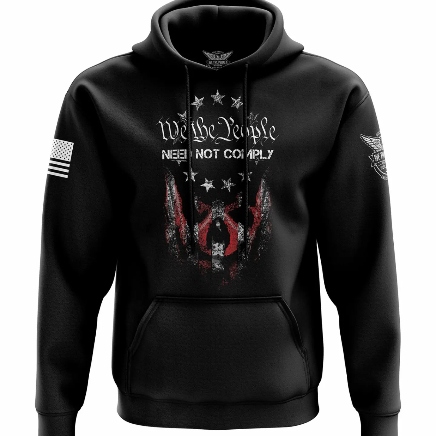 We The People Holsters Need Not Comply Hoodie Black Outlet