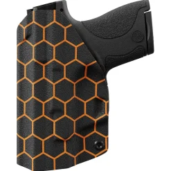 We The People Holsters Orange Honeycomb Custom Printed Holster - IWB Kydex Holster Outlet