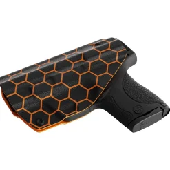 We The People Holsters Orange Honeycomb Custom Printed Holster - IWB Kydex Holster Outlet