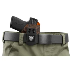 We The People Holsters Orange Topographic Map Custom Printed Holster - IWB Kydex Holster Best
