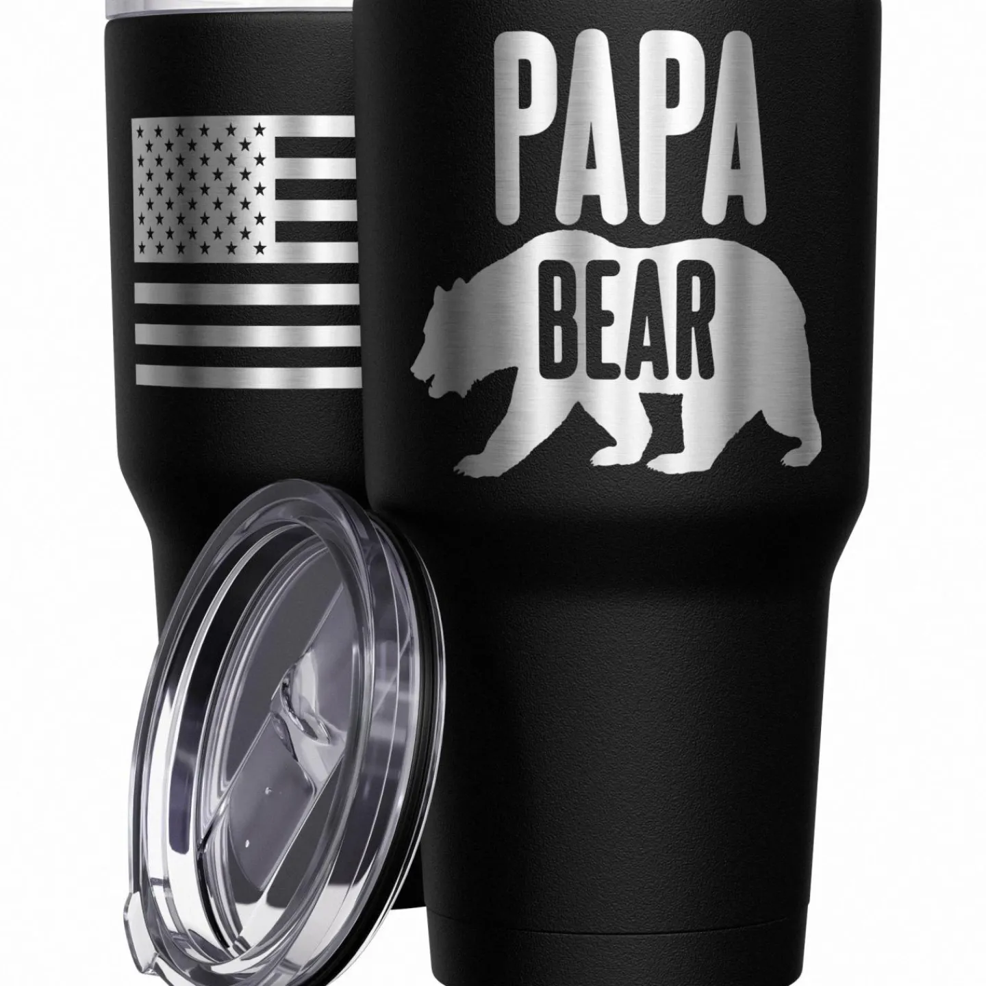 We The People Holsters Papa Bear Stainless Steel Tumbler New