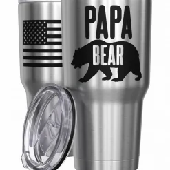 We The People Holsters Papa Bear Stainless Steel Tumbler New