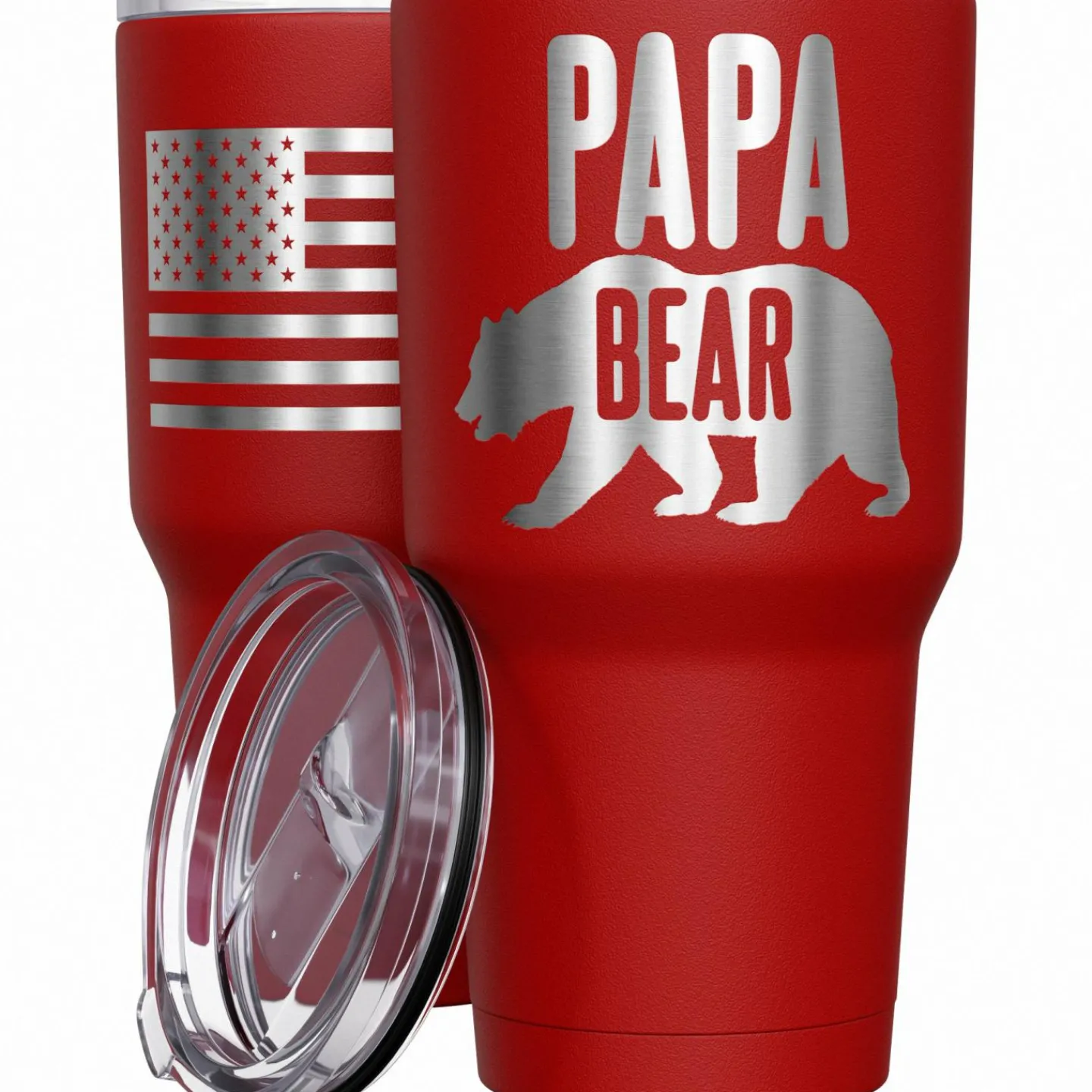 We The People Holsters Papa Bear Stainless Steel Tumbler New