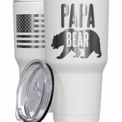 We The People Holsters Papa Bear Stainless Steel Tumbler New
