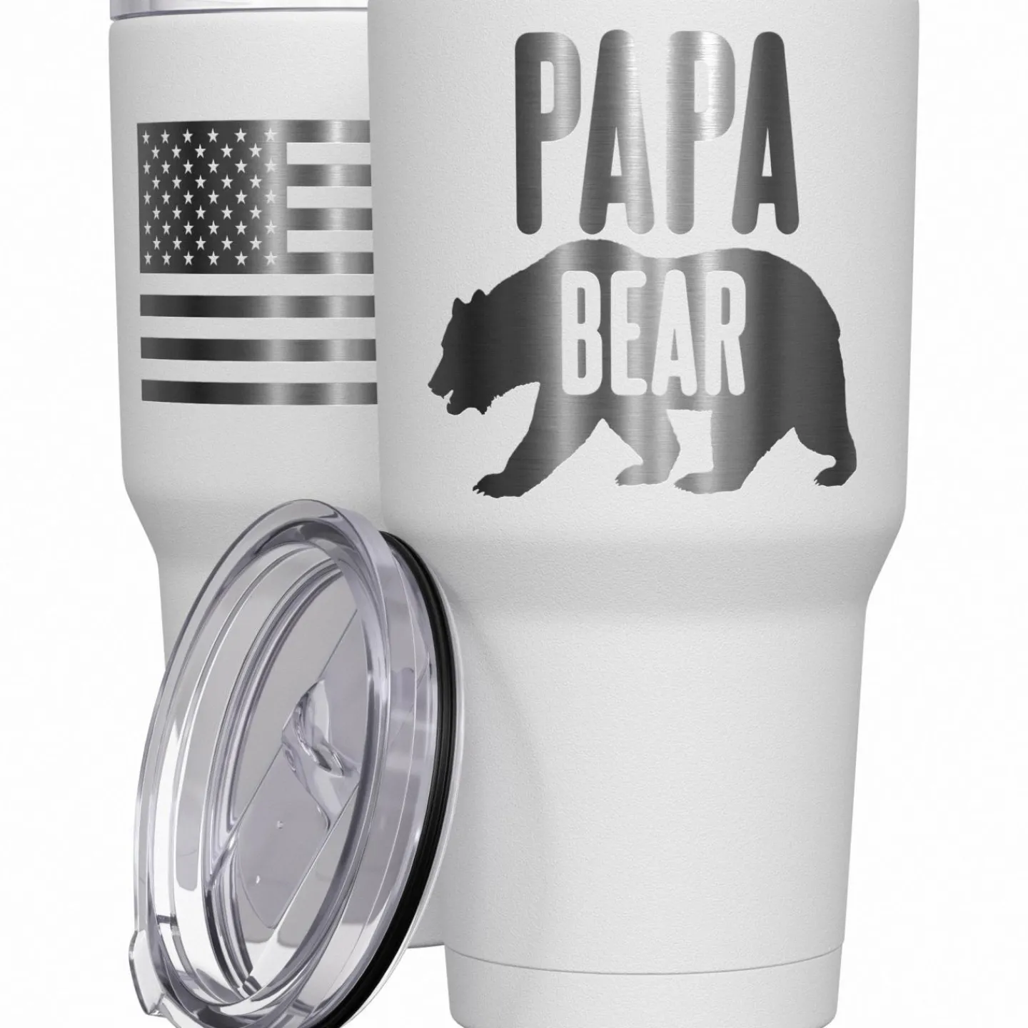We The People Holsters Papa Bear Stainless Steel Tumbler New