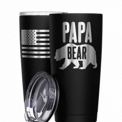 We The People Holsters Papa Bear Stainless Steel Tumbler New