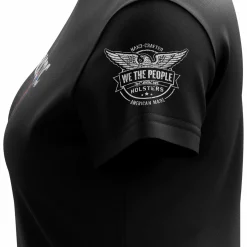 We The People Holsters Patriotic AF Women's Short Sleeve Shirt Black New