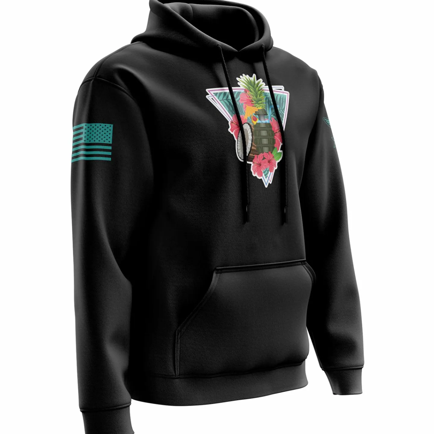 We The People Holsters Pina-Granada Hoodie Black New