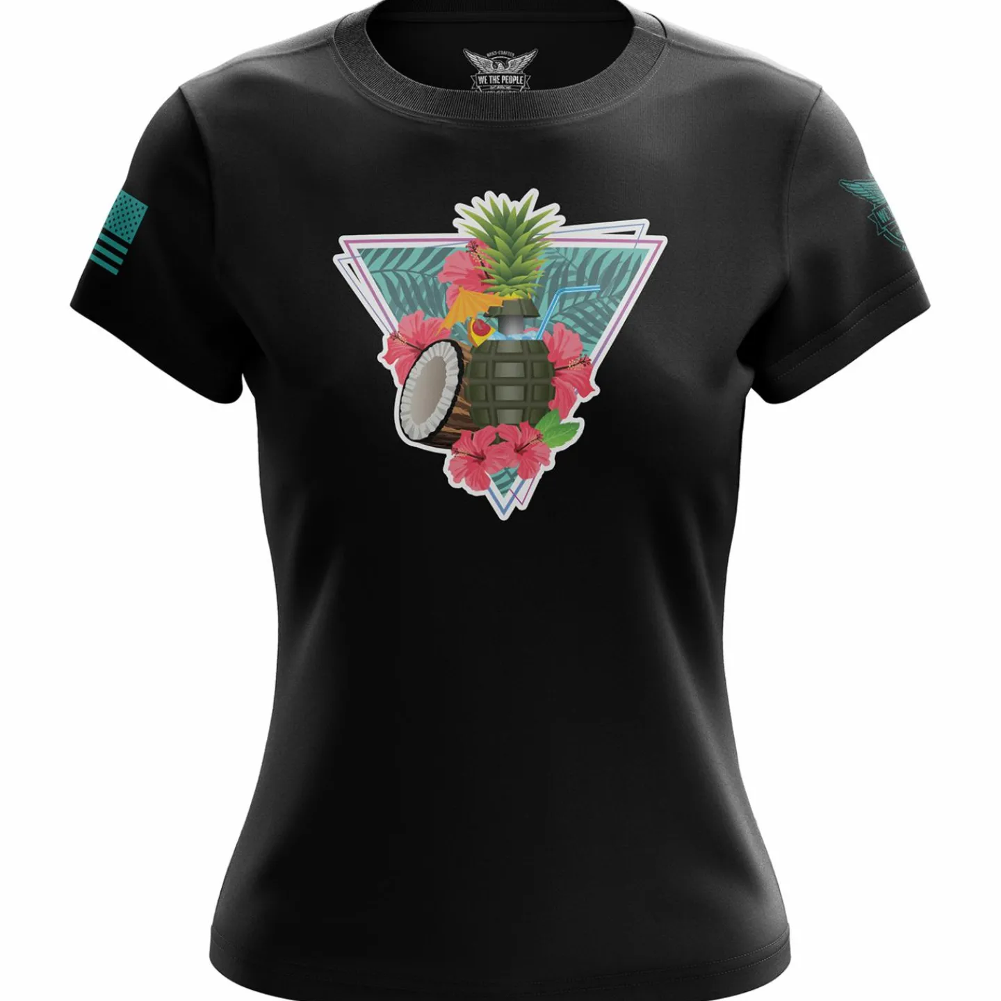We The People Holsters Pina-Granada Women's Short Sleeve Shirt Black