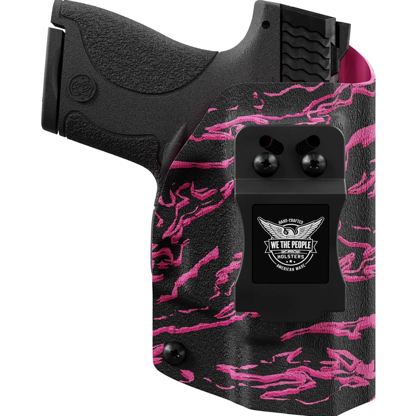 We The People Holsters Pink Tiger Camo Custom Printed Holster - IWB Kydex Holster