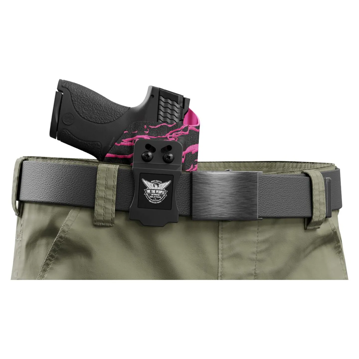 We The People Holsters Pink Tiger Camo Custom Printed Holster - IWB Kydex Holster