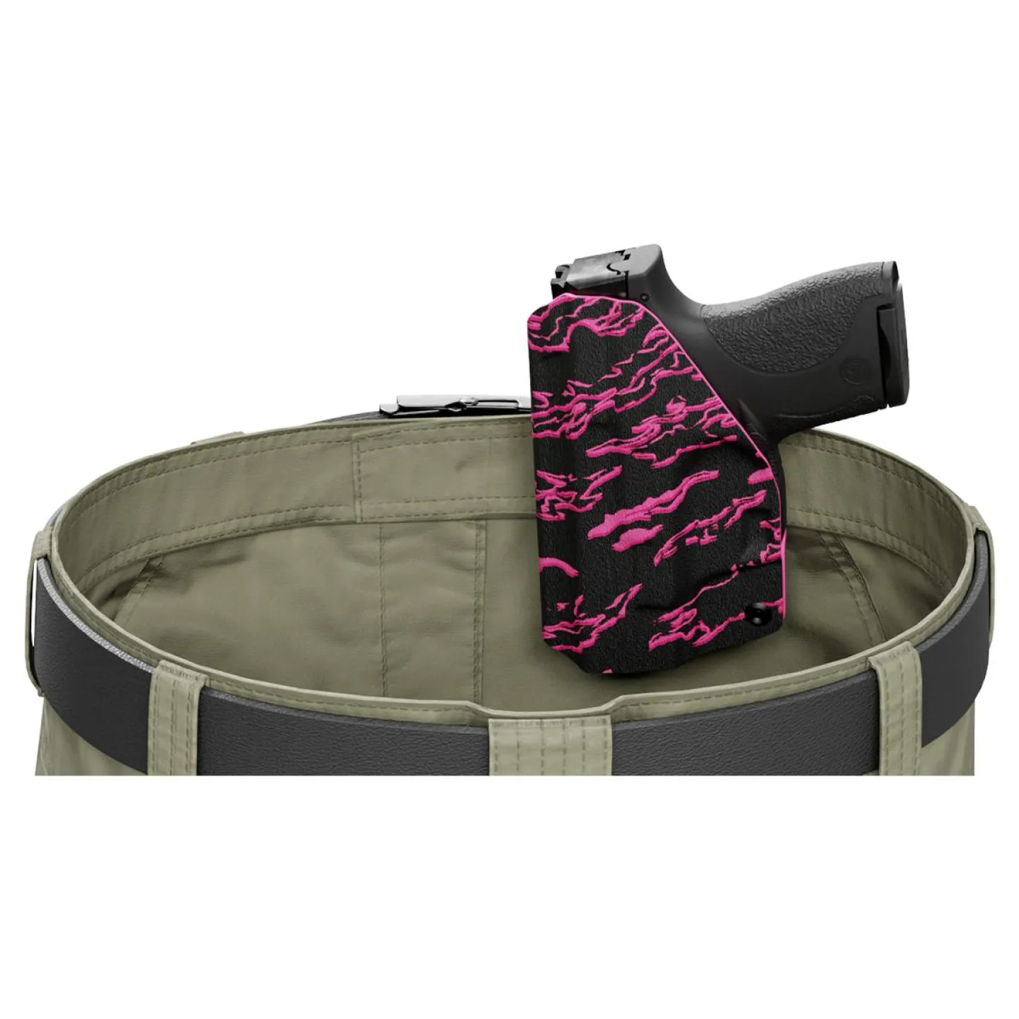 We The People Holsters Pink Tiger Camo Custom Printed Holster - IWB Kydex Holster