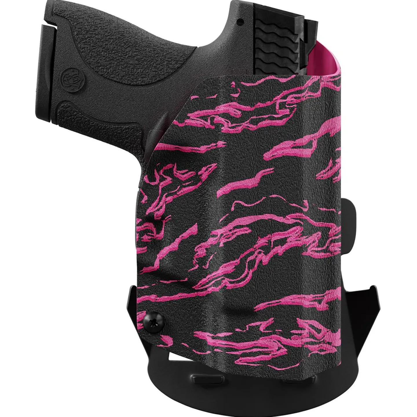 We The People Holsters Pink Tiger Camo Custom Printed Holster - OWB Kydex Holster