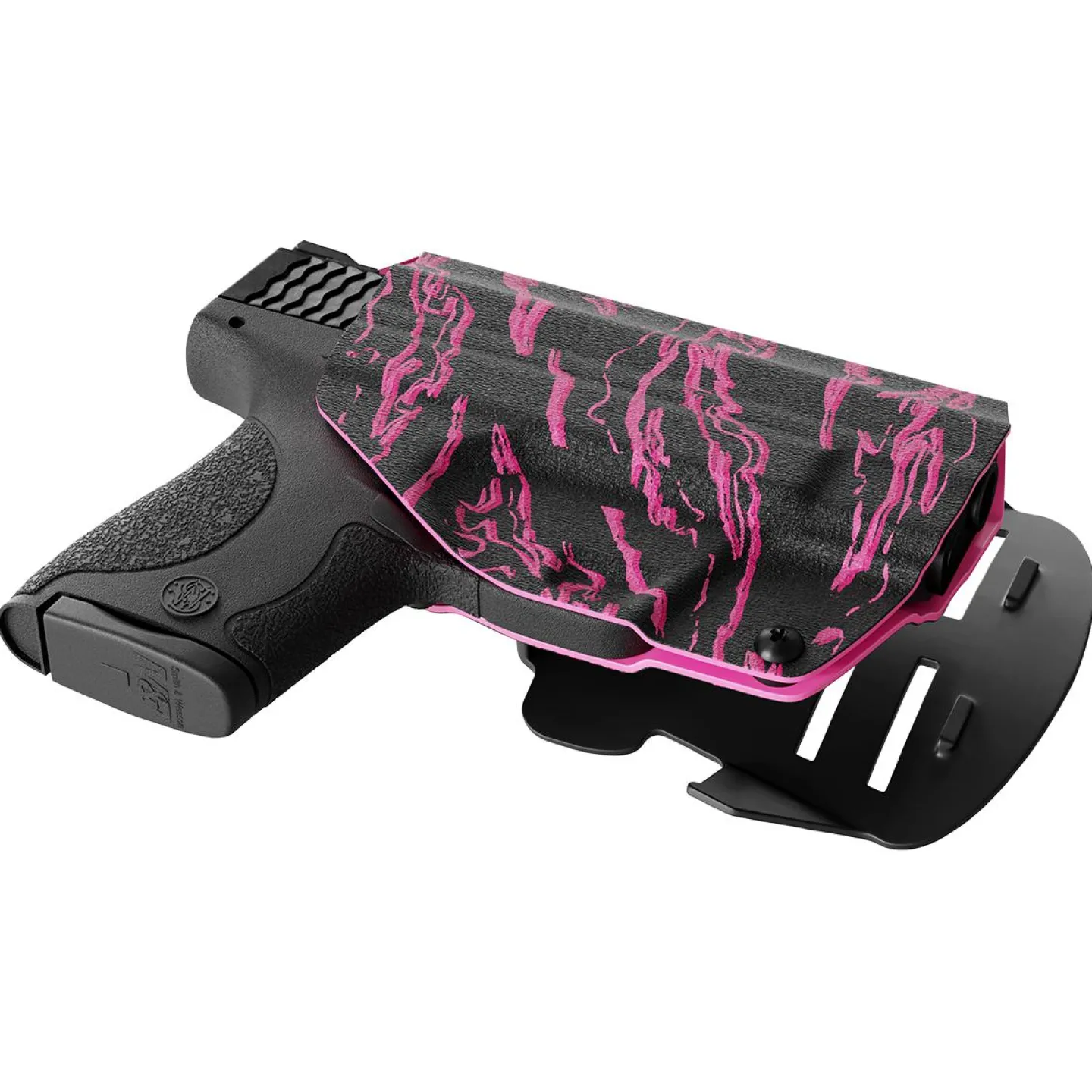 We The People Holsters Pink Tiger Camo Custom Printed Holster - OWB Kydex Holster