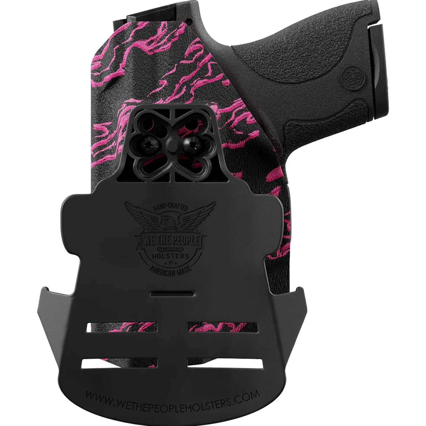 We The People Holsters Pink Tiger Camo Custom Printed Holster - OWB Kydex Holster
