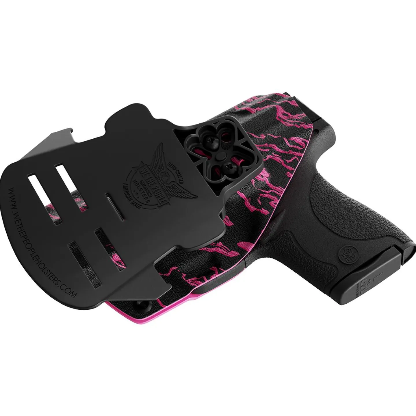 We The People Holsters Pink Tiger Camo Custom Printed Holster - OWB Kydex Holster