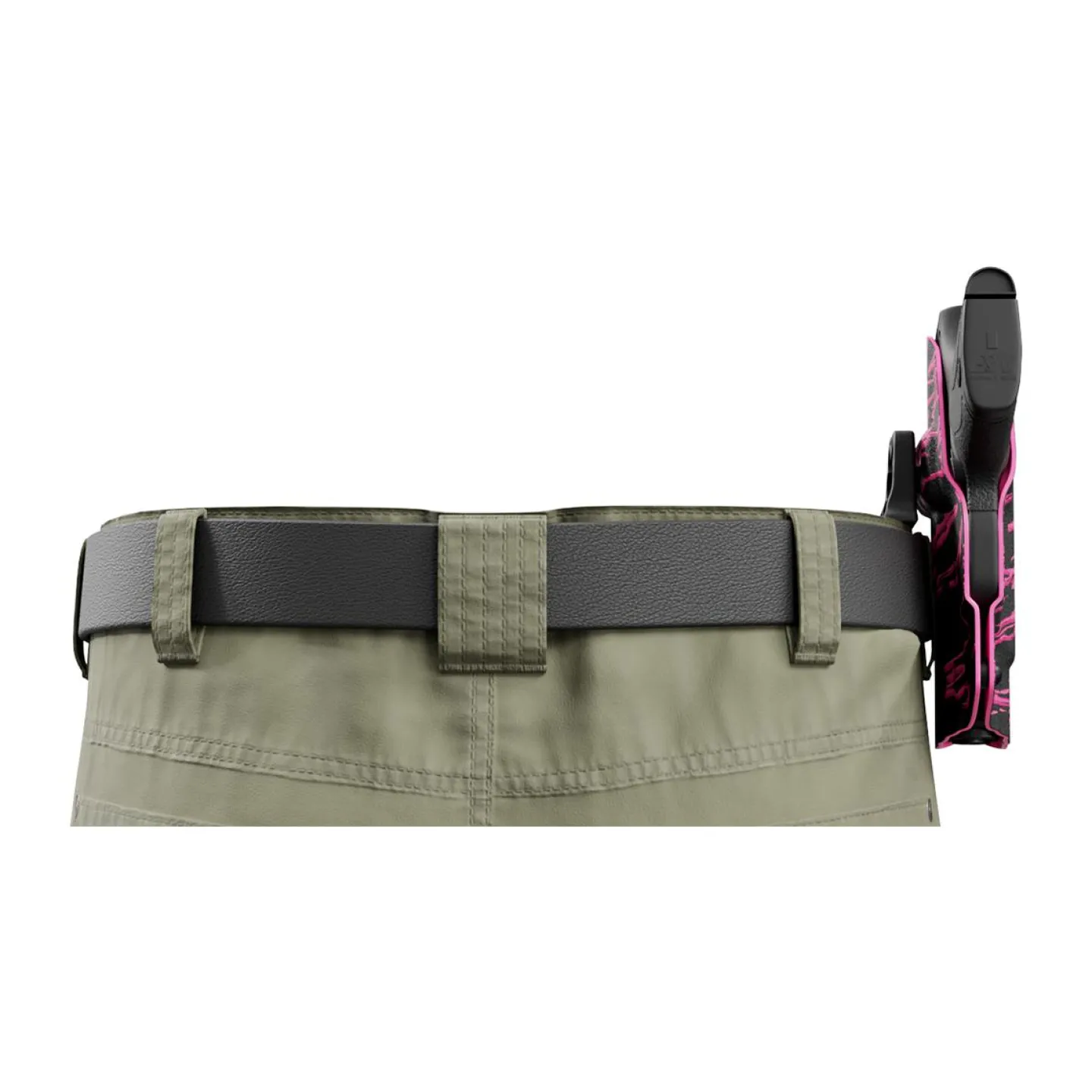 We The People Holsters Pink Tiger Camo Custom Printed Holster - OWB Kydex Holster