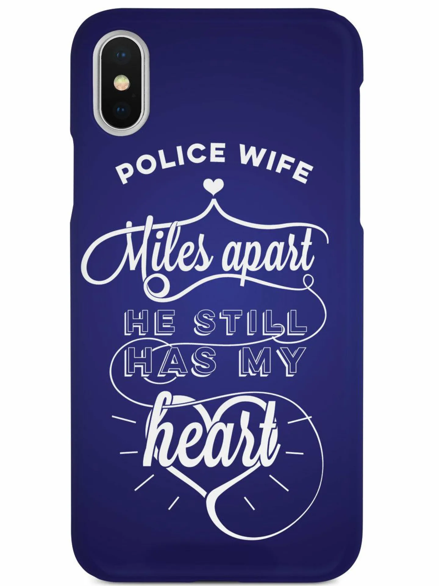 We The People Holsters Police Wife - Miles Apart, Still Has My Heart Case Discount