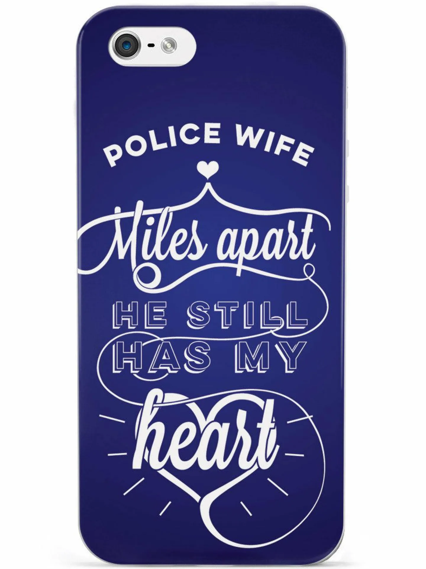 We The People Holsters Police Wife - Miles Apart, Still Has My Heart Case Discount